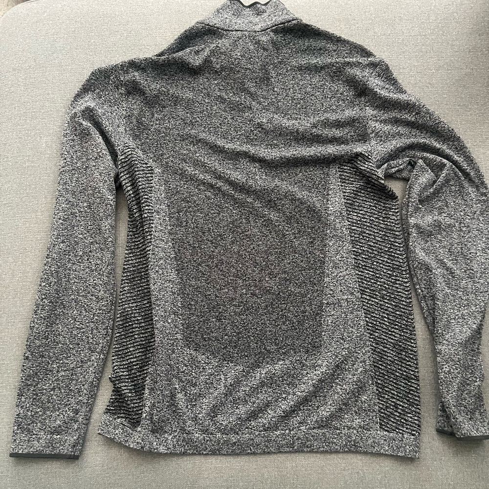 Nike Gray Half-Zip Pullover - image 3